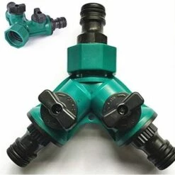 TOPHOMER 3/4"Y Distributeur 2 Voies Pour Tuyaux D'arrosage, R¨¦partiteur D'eau Pour Tous Les Robinets, Universel, R¨¦glable 8 TOPHOMER 3/4"Y Distributeur 2 Voies Pour Tuyaux D'arrosage, R¨¦partiteur D'eau Pour Tous Les Robinets, Universel, R¨¦glable -Promos Raccord d'arrosage Magasin 60936016 2