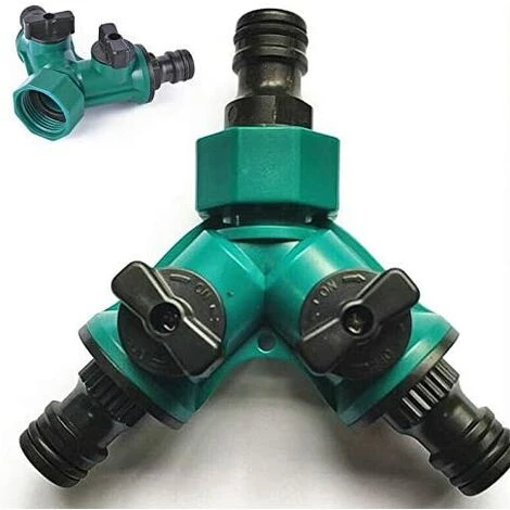 TOPHOMER 3/4"Y Distributeur 2 Voies Pour Tuyaux D'arrosage, R¨¦partiteur D'eau Pour Tous Les Robinets, Universel, R¨¦glable 4 TOPHOMER 3/4"Y Distributeur 2 Voies Pour Tuyaux D'arrosage, R¨¦partiteur D'eau Pour Tous Les Robinets, Universel, R¨¦glable – Image 2