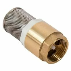 TOPHOMER 88 X 37mm Clapet Crepine Anti Retour 1'' - Avec Cr¨¦pine En Acier Inoxydable Et Vanne ¨¤ Sens Unique/Vanne Non Retour/Clapet Anti-Retour Pompe (Non Queue)