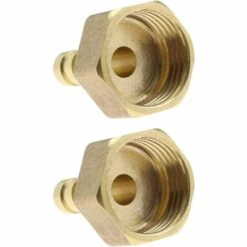 ROSIER 2pcs 8mm 1/2 Pouces BSP Filetage Femelle Barbillon En Laiton Raccords Connecteurs Tuyau Joint Barbelé Adaptateur Coupleur Pour Carburant Air Gaz Eau Huile——VEBTles