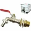 QERSTA Robinet Cuve 1000L,Robinet Recuperateur Eau De Pluie Adaptateur De Cuve 1/2" (13 Mm) Robinet,Adaptateur De Réservoir (1PCS) -Promos Raccord d'arrosage Magasin 61062279 1