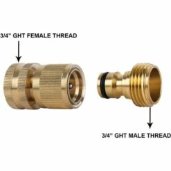 RHAFAYRE Tuyau D'arrosage é Connexion Rapide En Laiton Massif Raccord Rapide Raccord De Tuyau D'arrosage Raccords De Tuyau D'eau Débranchement De Tuyau D'arrosage 3/4" GHT (2 Jeux) (2 Femelles + 2 Méles) 8 RHAFAYRE Tuyau D'arrosage é Connexion Rapide En Laiton Massif Raccord Rapide Raccord De Tuyau D'arrosage Raccords De Tuyau D'eau Débranchement De Tuyau D'arrosage 3/4" GHT (2 Jeux) (2 Femelles + 2 Méles) -Promos Raccord d'arrosage Magasin 61101015 2