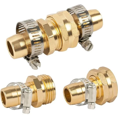 RHAFAYRE Connecteur De Réparation De Tuyau D'arrosage Avec Pinces, Adapté Pour Raccord De Tuyau D'arrosage 3/4" Ou 5/8", Lot De 2 6 RHAFAYRE Connecteur De Réparation De Tuyau D'arrosage Avec Pinces, Adapté Pour Raccord De Tuyau D'arrosage 3/4" Ou 5/8", Lot De 2 – Image 4