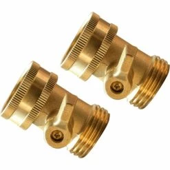 RHAFAYRE Vanne D'arrét De Tuyau D'arrosage En Laiton, Vanne D'arrét De Tuyau D'arrosage En Laiton Massif 3/4" Avec 4 Rondelles En Caoutchouc Supplémentaires -Promos Raccord d'arrosage Magasin 61101060 5