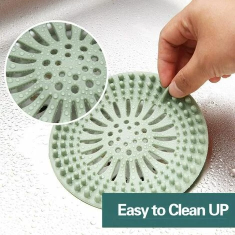 NAXUNNN Drain Hair Catcher Piège à Cheveux En Silicone Durable Avec Ventouses Bouchon De Cheveux Couvercles De Drain De Douche Facile à Installer Et à Nettoyer Costume Pour Salle De Bain Baignoire Et Cuisine Lot De 2 4 NAXUNNN Drain Hair Catcher Piège à Cheveux En Silicone Durable Avec Ventouses Bouchon De Cheveux Couvercles De Drain De Douche Facile à Installer Et à Nettoyer Costume Pour Salle De Bain Baignoire Et Cuisine Lot De 2 – Image 2