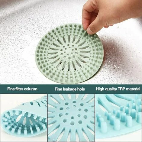 NAXUNNN Drain Hair Catcher Piège à Cheveux En Silicone Durable Avec Ventouses Bouchon De Cheveux Couvercles De Drain De Douche Facile à Installer Et à Nettoyer Costume Pour Salle De Bain Baignoire Et Cuisine Lot De 2 6 NAXUNNN Drain Hair Catcher Piège à Cheveux En Silicone Durable Avec Ventouses Bouchon De Cheveux Couvercles De Drain De Douche Facile à Installer Et à Nettoyer Costume Pour Salle De Bain Baignoire Et Cuisine Lot De 2 – Image 4