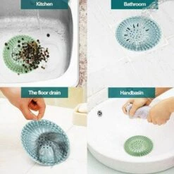 NAXUNNN Drain Hair Catcher Piège à Cheveux En Silicone Durable Avec Ventouses Bouchon De Cheveux Couvercles De Drain De Douche Facile à Installer Et à Nettoyer Costume Pour Salle De Bain Baignoire Et Cuisine Lot De 2 11 NAXUNNN Drain Hair Catcher Piège à Cheveux En Silicone Durable Avec Ventouses Bouchon De Cheveux Couvercles De Drain De Douche Facile à Installer Et à Nettoyer Costume Pour Salle De Bain Baignoire Et Cuisine Lot De 2 -Promos Raccord d'arrosage Magasin 61254669 5