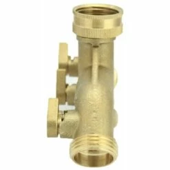 NAXUNNN Robinet 4 Voies En Laiton Collecteur Raccord De Tuyau D'arrosage, Vanne D'arrêt Individuelle En Laiton Avec Connecteur Mâle, Laiton Massif -Promos Raccord d'arrosage Magasin 61356489 5