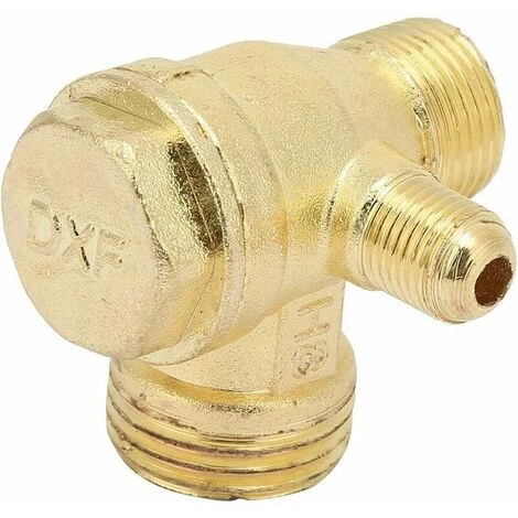 DECKON Clapet Anti-retour De Compresseur D'air à 3 Ports, Valve De Compresseur D'air, Clapet Anti-retour Unidirectionnel à Trois Voies Clapet Anti-retour En Laiton Pour Connecter Les Raccords De Tuyauterie 7 DECKON Clapet Anti-retour De Compresseur D'air à 3 Ports, Valve De Compresseur D'air, Clapet Anti-retour Unidirectionnel à Trois Voies Clapet Anti-retour En Laiton Pour Connecter Les Raccords De Tuyauterie – Image 5