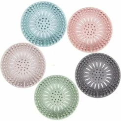 ILOVEMILAN Lot De 5 Housses De Vidange De Douche En Silicone Durable Pour Attrape-cheveux Faciles à Installer Et à Nettoyer Pour Baignoire Et Cuisine.