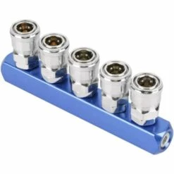 LYCXAMES 12mm Raccord Rapide Pneumatique Connecteur Filetage Femelle à Montage 2/3/4/5 Voie Pour Connexion Pneumatiques Et Tuyau D'Air(5 Voie) -Promos Raccord d'arrosage Magasin 63481780 2