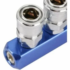 LYCXAMES 12mm Raccord Rapide Pneumatique Connecteur Filetage Femelle à Montage 2/3/4/5 Voie Pour Connexion Pneumatiques Et Tuyau D'Air(5 Voie) -Promos Raccord d'arrosage Magasin 63481780 5