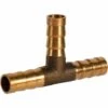 Raccord De Tuyau De Carburant Barbelé, 3 Voies En T - Raccord De Tuyau En Laiton - Adaptateur Pour Carburant, Air, Eau, Gaz, Huile 2pcs (8mm) GrooFoo