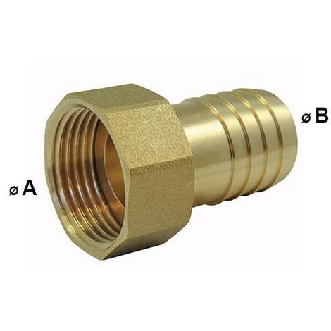 EZFITT Raccords Cannelés : Embout Femelle 2 Pièces (écrou Libre) - Ø A: 1/2'' | Ø B: 10mm 4 EZFITT Raccords Cannelés : Embout Femelle 2 Pièces (écrou Libre) - Ø A: 1/2'' | Ø B: 10mm – Image 2