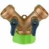 SINCèREETALI Raccord Y Forme Adaptateur De Robinet 2 Voies Laiton Tuyau D'arrosage Vanne Connecteur Pour L'irrigation De Jardin En Plein Air 5 * 5.5 * 7.5cm -Promos Raccord d'arrosage Magasin 63820918 1