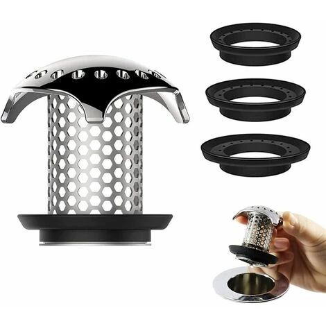 FOZIY Crépine De Vidange, Attrape-cheveux En Acier Inoxydable 304, Protecteur De Vidange Antirouille.,Fonepro 3 FOZIY Crépine De Vidange, Attrape-cheveux En Acier Inoxydable 304, Protecteur De Vidange Antirouille.,Fonepro