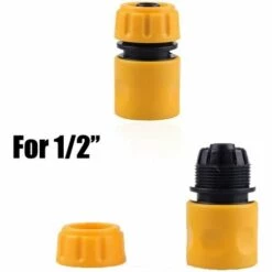 BENOBBY KIDS Kit De Coupleur Rapide De Tuyau De 4 Pièces, Coupleur De Tuyau Rapide En Plastique Coupleur De Tuyau D'arrosage Pour Tuyau D'arrosage 1/2", 3/4" Raccord Rapide De Tuyau -Promos Raccord d'arrosage Magasin 63938807 4