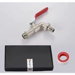 BENOBBY KIDS Robinet Exterieur Jardin 1/2 - Robinet Jardin Avec Adaptateur, Robinet Antigel -10 ℃, Résistance à Haute Température 120 ℃, Antirouille, Robinet D'arrosage à Sphère, Laiton 11 BENOBBY KIDS Robinet Exterieur Jardin 1/2 - Robinet Jardin Avec Adaptateur, Robinet Antigel -10 ℃, Résistance à Haute Température 120 ℃, Antirouille, Robinet D'arrosage à Sphère, Laiton -Promos Raccord d'arrosage Magasin 63940434 5