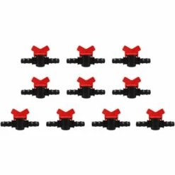 GRID COOL Lot De 10 Robinets De Jardin En Plastique, Connecteur De Valve De Tuyau Rapide PE 16 X 16 Mm -Promos Raccord d'arrosage Magasin 64083639 3