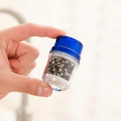 MERéTéET Robinet De Cuisine Filtre À Activé Détachant Carbone Purificateur Robinet De Salle De Bains Douche Robinet Installation Facile 3.8*6cm Bleue 3pcs，KoleZy -Promos Raccord d'arrosage Magasin 64566092 3