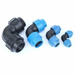 MINKUROW Raccords De Tuyau Mâles à Dégagement Rapide Coudé En PE, Coudes à Dégagement Rapide D'irrigation à économie D'eau, Coude D'arrosage Goutte à Goutte (coude 75*1/2) -Promos Raccord d'arrosage Magasin 64680618 5