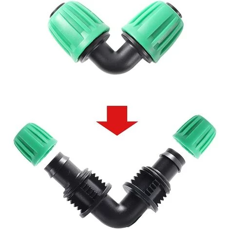 ZOLGINAH Tuyau 1/2 Pouce (1/2 "ID X0,6-0,63" OD) Raccord De Qualité Anti-goutte De 16 Mm (convient à Un ID De 13 Mm) Raccords à Contre-écrou (coude 15 Pièces) 4 ZOLGINAH Tuyau 1/2 Pouce (1/2 "ID X0,6-0,63" OD) Raccord De Qualité Anti-goutte De 16 Mm (convient à Un ID De 13 Mm) Raccords à Contre-écrou (coude 15 Pièces) – Image 2