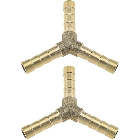 BAICCCF Robinet De Cuve De Récupération D'eau Raccord De Tuyau En Laiton Barbelé Type Y Adaptateur De Connecteur De Joint De Tuyau à 3 Voies 1/4 Pouces Compatible Pour Air Eau Carburant Oil5pcs 6mm 3 BAICCCF Robinet De Cuve De Récupération D'eau Raccord De Tuyau En Laiton Barbelé Type Y Adaptateur De Connecteur De Joint De Tuyau à 3 Voies 1/4 Pouces Compatible Pour Air Eau Carburant Oil5pcs 6mm