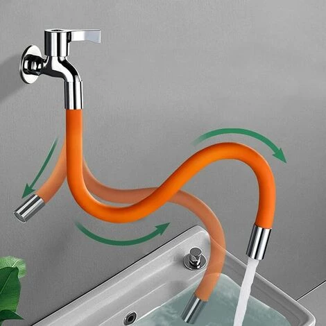 THSINDE Tuyau De Pulvérisation D'Extension Pour Robinet De Cuisine, 360 Degrés Tuyau De Robinet De Cuisine Mobile Tube D'Extension Universel En Mousse Avec Connecteur Pour Cuisine Salle De Bain (30CM) THSIDNE 4 THSINDE Tuyau De Pulvérisation D'Extension Pour Robinet De Cuisine, 360 Degrés Tuyau De Robinet De Cuisine Mobile Tube D'Extension Universel En Mousse Avec Connecteur Pour Cuisine Salle De Bain (30CM) THSIDNE – Image 2