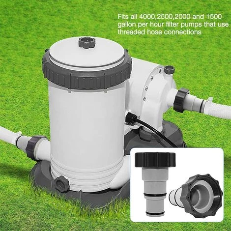 QERSTA 2 Pièces Adaptateur De Tuyau De Piscine, Piscine Adaptateur, Raccord Piscine, Avec Filetage Intérieur Pour Connexions 1,5 Et 1,25 7 QERSTA 2 Pièces Adaptateur De Tuyau De Piscine, Piscine Adaptateur, Raccord Piscine, Avec Filetage Intérieur Pour Connexions 1,5 Et 1,25 – Image 5