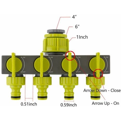 CSPARKV Inverseur De Vanne De Sortie Un Sur Quatre Inverseur De Jardin Vert Un Point Quatre Inverseur 4 CSPARKV Inverseur De Vanne De Sortie Un Sur Quatre Inverseur De Jardin Vert Un Point Quatre Inverseur – Image 2