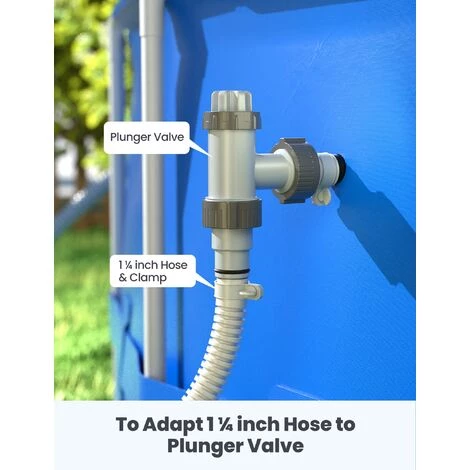 BEARSU Adaptateur De Tuyau De Piscine A, Adaptateur De Tuyau De Rechange Pour Pompe Filetée 4 BEARSU Adaptateur De Tuyau De Piscine A, Adaptateur De Tuyau De Rechange Pour Pompe Filetée – Image 2