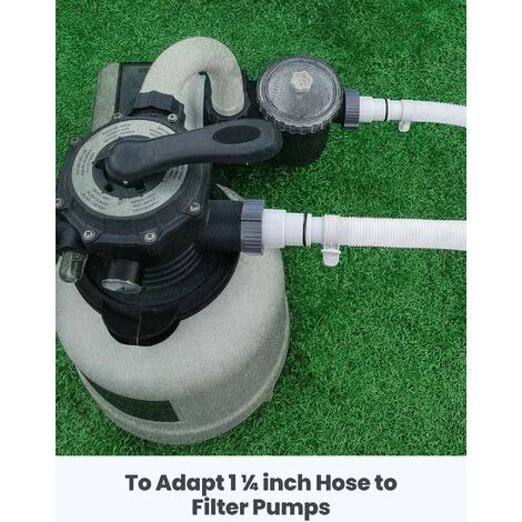 BEARSU Adaptateur De Tuyau De Piscine A, Adaptateur De Tuyau De Rechange Pour Pompe Filetée 5 BEARSU Adaptateur De Tuyau De Piscine A, Adaptateur De Tuyau De Rechange Pour Pompe Filetée – Image 3