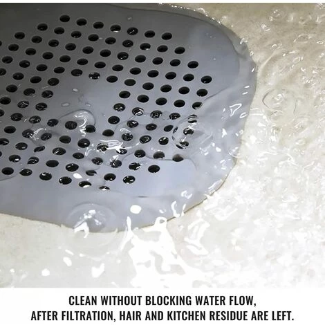 LTS FAFA 2 Pièces Filtre à Cheveux Douche Anti-obstruction Attrape-cheveux – Piège à Cheveux Douche Sol Drain Couverture évier Crépine Crépine Salle De Bain Cuisine Accessoires 5 LTS FAFA 2 Pièces Filtre à Cheveux Douche Anti-obstruction Attrape-cheveux – Piège à Cheveux Douche Sol Drain Couverture évier Crépine Crépine Salle De Bain Cuisine Accessoires – Image 3