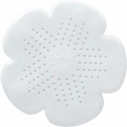 BF Passoire D'évier En Silicone Pour Douche Avec Ventouse, Couvercle De Vidange De Douche, Pour Attraper Les Cheveux Et La Saleté, Bouchon D'évier Avec Ventouse (blanc)