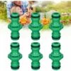 BDD Lot De 6 Connecteurs Doubles Mâles Pour Robinets En Plastique 1/2" Connecteurs Mâle à Mâle Pour Tuyau D'arrosage (vert) -Promos Raccord d'arrosage Magasin 65377201 1