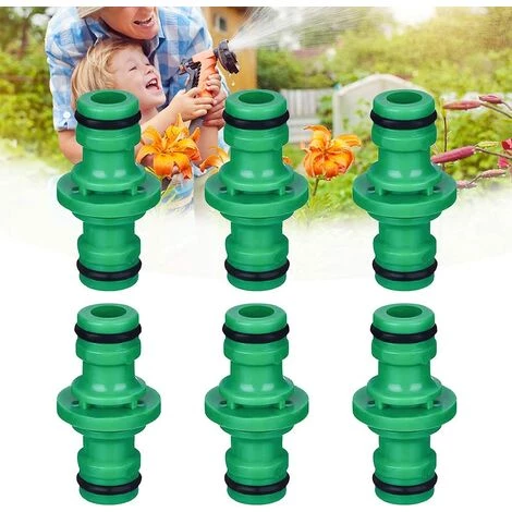 BDD Lot De 6 Connecteurs Doubles Mâles Pour Robinets En Plastique 1/2" Connecteurs Mâle à Mâle Pour Tuyau D'arrosage (vert) 3 BDD Lot De 6 Connecteurs Doubles Mâles Pour Robinets En Plastique 1/2" Connecteurs Mâle à Mâle Pour Tuyau D'arrosage (vert)