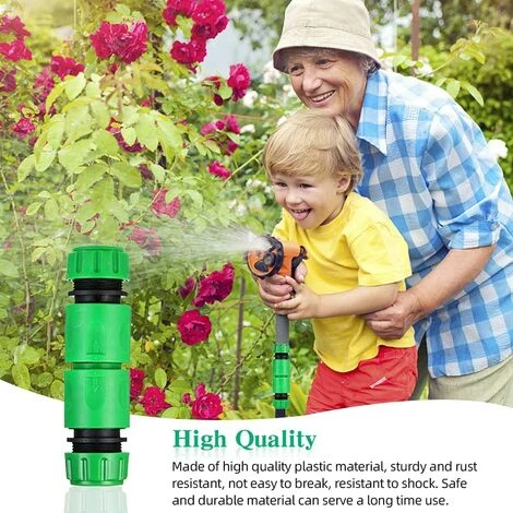 BDD Lot De 6 Connecteurs Doubles Mâles Pour Robinets En Plastique 1/2" Connecteurs Mâle à Mâle Pour Tuyau D'arrosage (vert) 5 BDD Lot De 6 Connecteurs Doubles Mâles Pour Robinets En Plastique 1/2" Connecteurs Mâle à Mâle Pour Tuyau D'arrosage (vert) – Image 3