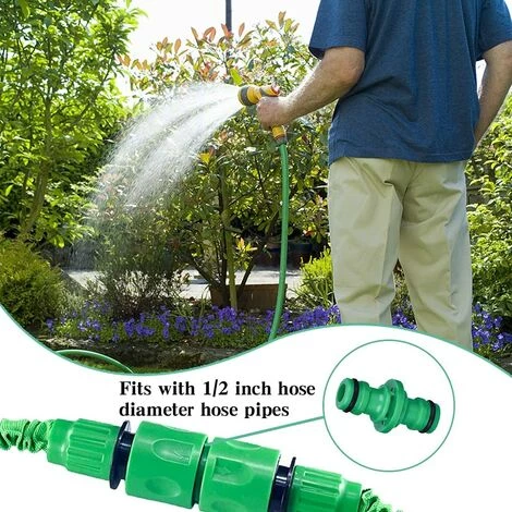 BDD Lot De 6 Connecteurs Doubles Mâles Pour Robinets En Plastique 1/2" Connecteurs Mâle à Mâle Pour Tuyau D'arrosage (vert) 6 BDD Lot De 6 Connecteurs Doubles Mâles Pour Robinets En Plastique 1/2" Connecteurs Mâle à Mâle Pour Tuyau D'arrosage (vert) – Image 4