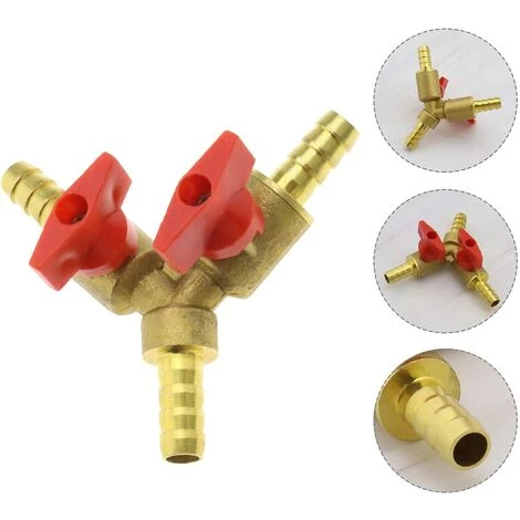 OSQI Raccord De Tuyau En Laiton De 8 Mm, Adaptateur De Connecteur De Tuyau à 3 Voies De Type Y Compatible Avec L'air, L'eau Et Le Gaz 7 OSQI Raccord De Tuyau En Laiton De 8 Mm, Adaptateur De Connecteur De Tuyau à 3 Voies De Type Y Compatible Avec L'air, L'eau Et Le Gaz – Image 5