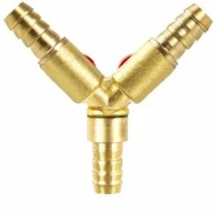 OSQI Connecteur De Tuyau En Y Répartiteur 3 Voies, Alliage De Zinc En Laiton, Robinet à Tournant Sphérique De Gaz D'huile D'eau De 10 Mm Pour L'irrigation De Jardin (1 Pièce) 8 OSQI Connecteur De Tuyau En Y Répartiteur 3 Voies, Alliage De Zinc En Laiton, Robinet à Tournant Sphérique De Gaz D'huile D'eau De 10 Mm Pour L'irrigation De Jardin (1 Pièce) -Promos Raccord d'arrosage Magasin 65501313 2