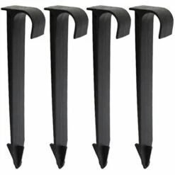 OSQI 100 Pièces Tube Tuyau Prend En Charge Dn16 Type C Piquets De Sol Pour Tuyau Pe Tuyauterie Gouttière Raccords D'irrigation Connecteurs D'eau De Jardin -Promos Raccord d'arrosage Magasin 65502107 5