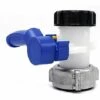 OSQI Vanne Papillon De Rechange Pour Cuve IBC Jusqu'à 1000 L Ou Citerne, Avec Adaptateur Pour Bride DN50 (75 Mm, Aluminium) -Promos Raccord d'arrosage Magasin 65502262 1