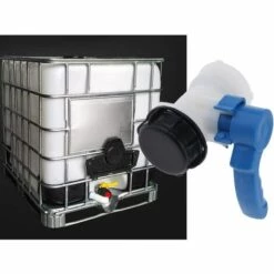 OSQI Vanne Papillon De Rechange Pour Cuve IBC Jusqu'à 1000 L Ou Citerne, Avec Adaptateur Pour Bride DN50 (75 Mm, Polypropylène) -Promos Raccord d'arrosage Magasin 65502325 3
