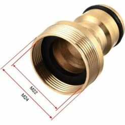OSQI 4pcs Robinet à Jardin, Connecteur Universel De Robinet De Cuisine M22 M24 UNF Filetage Tuyau Tuyau Adaptateur Prise Raccord Pour Système D'irrigation De Jardin 9 OSQI 4pcs Robinet à Jardin, Connecteur Universel De Robinet De Cuisine M22 M24 UNF Filetage Tuyau Tuyau Adaptateur Prise Raccord Pour Système D'irrigation De Jardin -Promos Raccord d'arrosage Magasin 65504020 3
