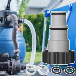 OSQI Adaptateur De Tuyau De Piscine A, Adaptateur De Tuyau De Piscine, Diamètre 38 Mm Et 32 Mm, Adaptateur De Piscine A, Adaptateur De Tuyau Pour Pompes Connecteur De Tuyau Avec (2 Pièces) 10 OSQI Adaptateur De Tuyau De Piscine A, Adaptateur De Tuyau De Piscine, Diamètre 38 Mm Et 32 Mm, Adaptateur De Piscine A, Adaptateur De Tuyau Pour Pompes Connecteur De Tuyau Avec (2 Pièces) -Promos Raccord d'arrosage Magasin 65504069 4