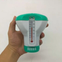 OSQI Doseur Flottant Avec Thermomètre Pour Piscines, Pour Pastilles De 20 G -Promos Raccord d'arrosage Magasin 65504134 3