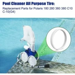 OSQI Pneus De Rechange Pour Piscine Polaris 280, Composé Souple Adaptable En 3 Pièces Pour Robot Polaris 180, 280, 360,380, C10, C-10 9 OSQI Pneus De Rechange Pour Piscine Polaris 280, Composé Souple Adaptable En 3 Pièces Pour Robot Polaris 180, 280, 360,380, C10, C-10 -Promos Raccord d'arrosage Magasin 65504224 3