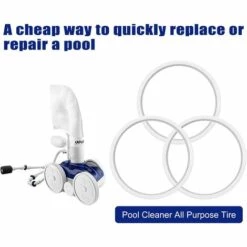 OSQI Pneus De Rechange Pour Piscine Polaris 280, Composé Souple Adaptable En 3 Pièces Pour Robot Polaris 180, 280, 360,380, C10, C-10 11 OSQI Pneus De Rechange Pour Piscine Polaris 280, Composé Souple Adaptable En 3 Pièces Pour Robot Polaris 180, 280, 360,380, C10, C-10 -Promos Raccord d'arrosage Magasin 65504224 5