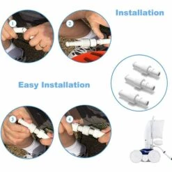 OSQI Nettoyeur De Piscine - Assemblage De Connecteur Avec Polaris 280, 380, 180 Nettoyeur De Piscine Tuyau Pivotant D20 Et écrou De Tuyau D15 Et Connecteur De Tuyau Pivotant 10 OSQI Nettoyeur De Piscine - Assemblage De Connecteur Avec Polaris 280, 380, 180 Nettoyeur De Piscine Tuyau Pivotant D20 Et écrou De Tuyau D15 Et Connecteur De Tuyau Pivotant -Promos Raccord d'arrosage Magasin 65504249 4