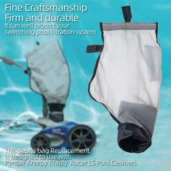 OSQI Lot De 2 Sacs De Nettoyage De Piscine En Maille De Nylon Avec Fermeture éclair Tout Usage, Pièces De Rechange Pour Nettoyeur De Piscine Polaris 360 380 -Promos Raccord d'arrosage Magasin 65504326 3